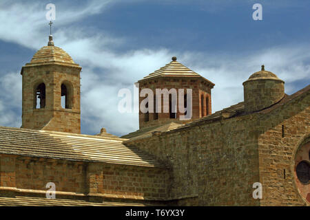 Abtei von Lagrasse, Aude, Frankreich Stockfoto