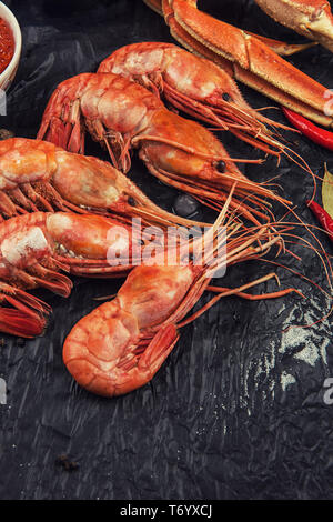 Nahaufnahme des fernöstlichen botan Garnelen Stockfoto