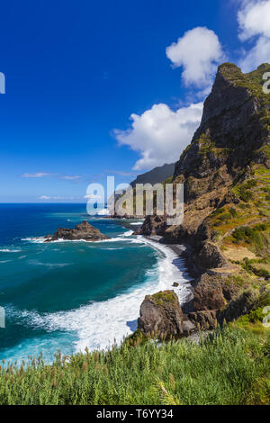 Küste in der Nähe von Boaventura - Madeira Portugal Stockfoto