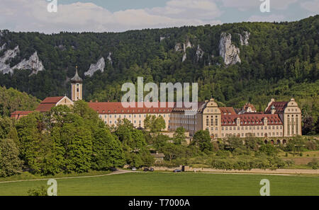 Erzabtei Beuron im Donautal Stockfoto