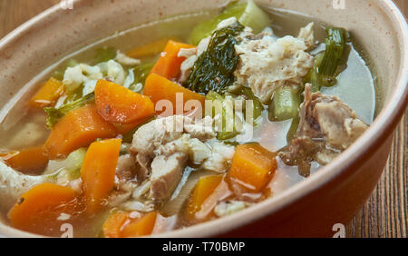 North Woods wilder Reis Suppe Stockfoto