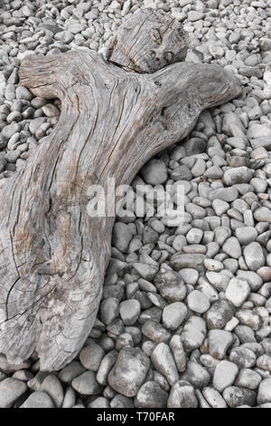 Holz geschnitzte Statue des gekreuzigten Jesus Christus Stockfoto