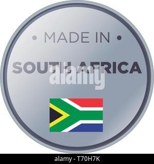 Hergestellt IN SÜDAFRIKA Stock Vektor