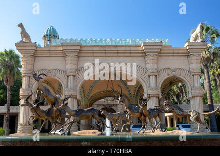 Sun City, verlorene Stadt in Südafrika Stockfoto