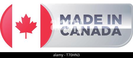 Hergestellt in Kanada Stock Vektor