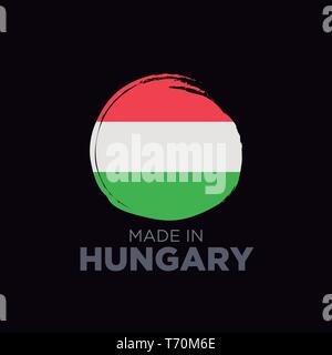 Hergestellt IN UNGARN Stock Vektor