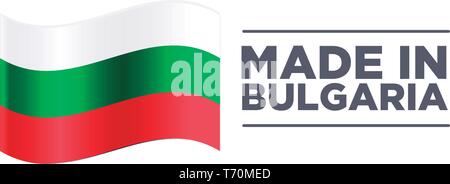 MADE IN BULGARIEN Stock Vektor