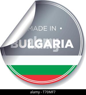 MADE IN BULGARIEN Stock Vektor