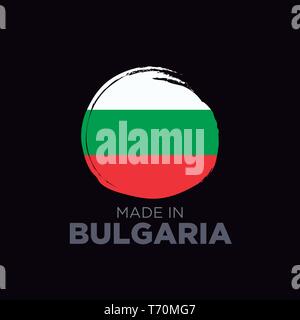 MADE IN BULGARIEN Stock Vektor