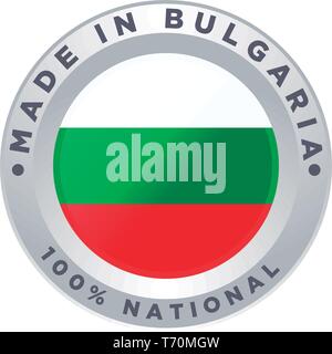MADE IN BULGARIEN Stock Vektor