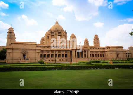 Umaid Bhawan Palace Jodhpur Rajasthan Indien Stockfoto