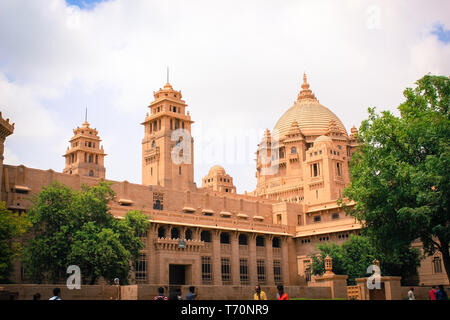 Umaid Bhawan Palace Jodhpur Rajasthan Indien Stockfoto