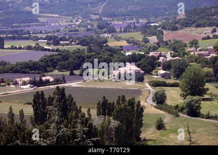 Sault Landschaft, Frankreich Stockfoto