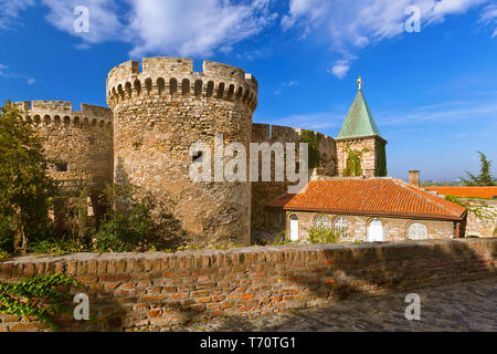 Die Festung Kalemegdan in Belgrad - Serbien Stockfoto