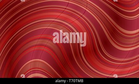 Firebrick, Dunkelrot und indisch rot abstrakte wellig Hintergrund. Stockfoto