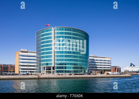 Alm. Marke, früher Aktieselskabet Det Østasiatiske Kompagni (EAC, East Asiatic Company), durch die plh Arkitekter, 1994, Kopenhagen, Dänemark, Stockfoto