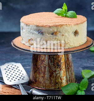 Traditionelle italienische Tiramisu Dessert. Stockfoto