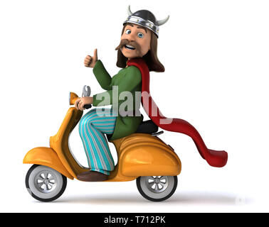 Spaß Gaul - 3D-Darstellung Stockfoto