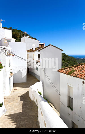 Casares, Spanien, Andalusien Stockfoto