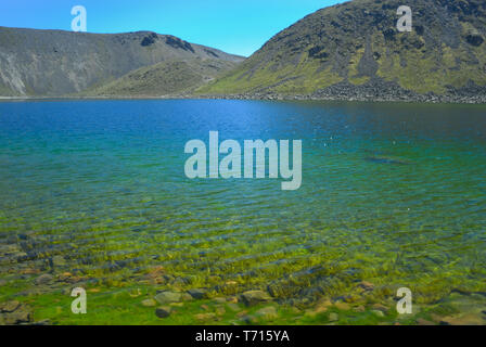 Lago del Sol. Kraterseen in Nevado de Toluca Vulkan. Nevado de Toluca Nationalpark. Mexiko. Stockfoto