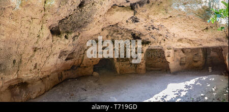 Alte Felsen Kirchen von Apulien. Italien Stockfoto