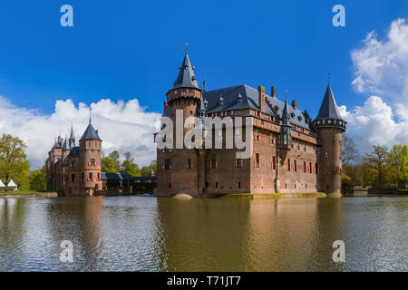 De Haar Schloss in der Nähe von Utrecht - Niederlande Stockfoto