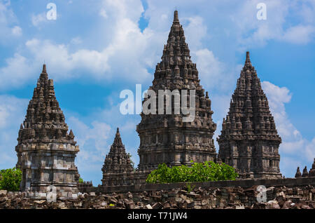 Prambanan Tempel in der Nähe von Yogyakarta auf der Insel Java - Indonesien Stockfoto