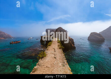 Festung in Berlenga Insel - Portugal Stockfoto