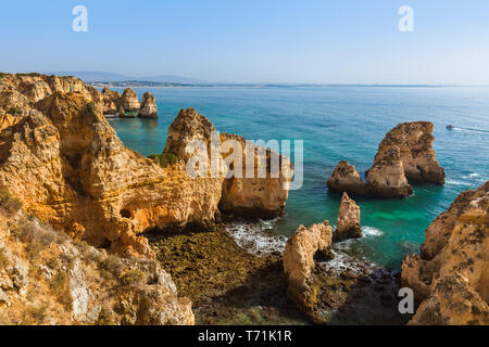 Strand in der Nähe von Lagos - Algarve-Portugal Stockfoto