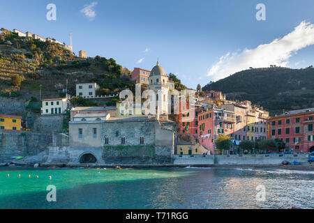 Santa Margherita di Antiochia Kirche Vernazza Italien Stockfoto