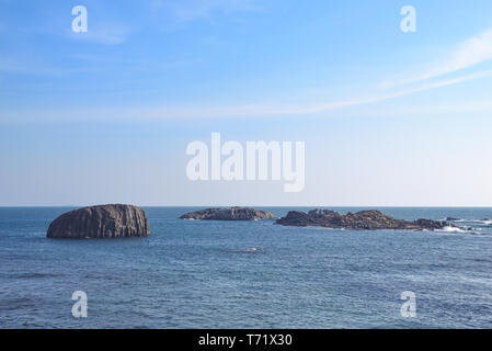 Landschaft, Felsen im Ozean Stockfoto