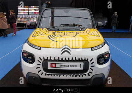 Jean-Charles de Castelbajac für Citroën Kunst, Auto E-Mehari, Grand Prix der Kunst an der 34. Internationalen Automobil Festival. Credit: Veronique Phitoussi Stockfoto