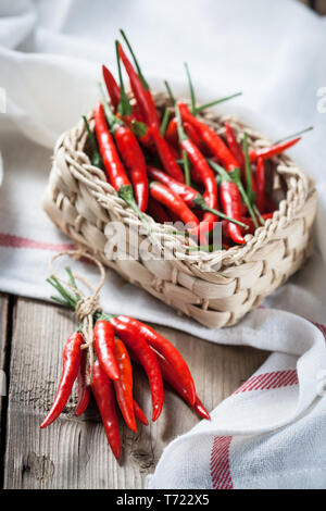 Red hot Chili Paprika Stockfoto