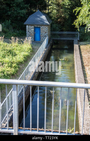 Brucher Talsperre im Bergischen Land Stockfoto