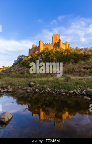 Almourol schloß - Portugal Stockfoto