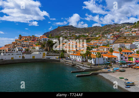 Stadt Camara de Lobos - Madeira Portugal Stockfoto