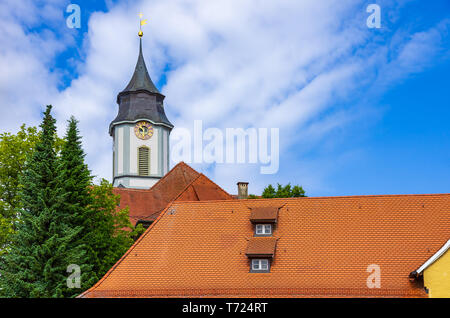 Münster Unserer Lieben Frau in der Altstadt von Lindau im Bodensee, Bayern, Deutschland, Europa. Stockfoto