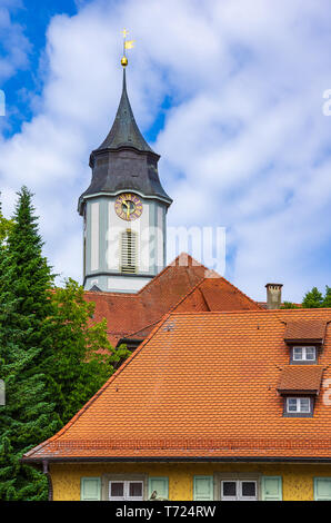 Münster Unserer Lieben Frau in der Altstadt von Lindau im Bodensee, Bayern, Deutschland, Europa. Stockfoto