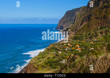 Dorf Boaventura in Madeira Portugal Stockfoto