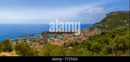 Panorama von Monaco Stockfoto