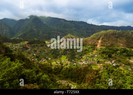 Mountain Village - Madeira Portugal Stockfoto