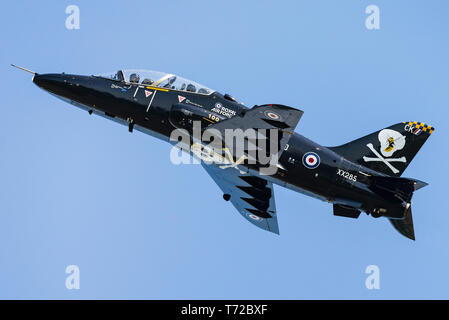 Eine BAE Systems Hawk einmotorige Advanced Trainer Flugzeuge der Royal Air Force. Stockfoto