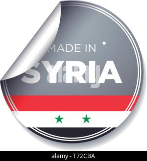 MADE IN SYRIEN Stock Vektor