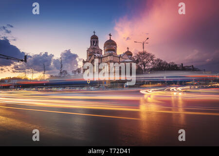 Die Kathedrale der Mariä Himmelfahrt in Varna, Bulgarien Stockfoto