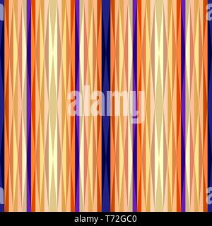 Nahtlose Grafik mit kräftigen Holz, midnight blue und orange rot. Wiederholbare Textur für Mode Kleid, Geschenkpapier, Tapeten oder kreative d Stockfoto