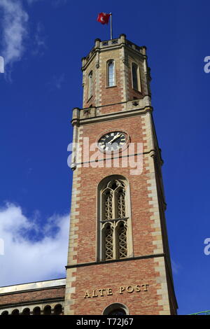 Old Post Office Building in Hamburg Stockfoto