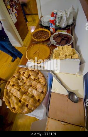 Thanksgiving Desserts Stockfoto