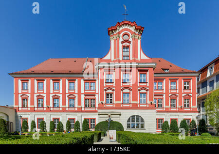 Breslau, Niederschlesien, Polen. Das ossolineum - Nationale Ossolinski Institut Gebäude. Stockfoto