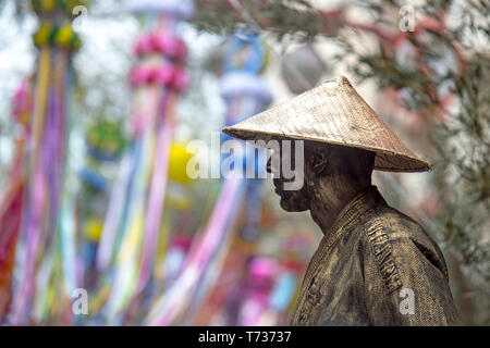 Brasilianer feiern die Tanabata Matsuri in Sao Paulo. Stockfoto