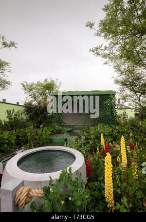 Die Seedily Garten von Dr. Catherine Macdonald auf der Chelsea Flower Show 2018, London entwickelt. Stockfoto